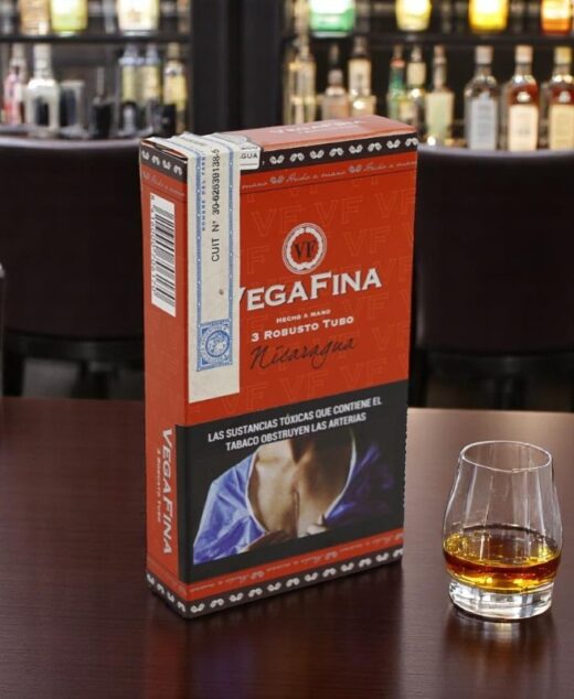 VegaFina Nicaragua Rubusto Tubo x 3