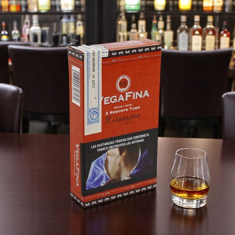 VegaFina Nicaragua Rubusto Tubo x 3