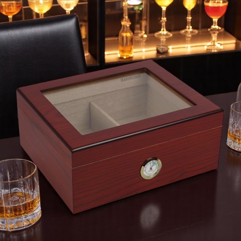 Humidor de Cedro 40-50 Unidades Caoba