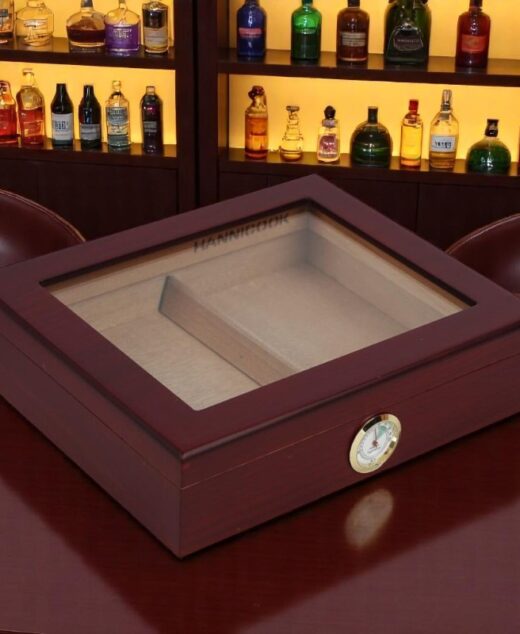 Humidor de Cedro 10-20 Unidades Caoba