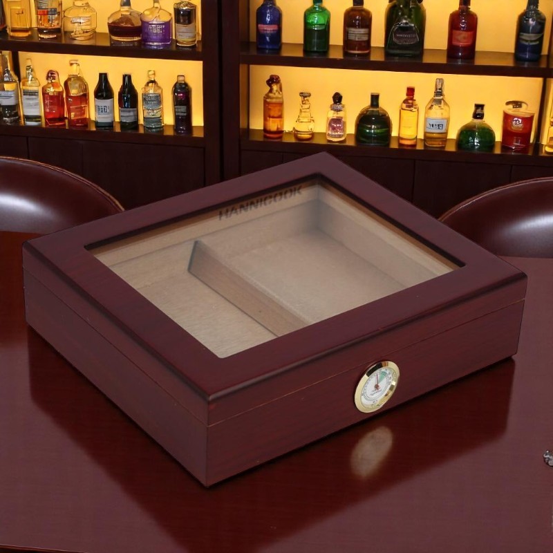 Humidor de Cedro 10-20 Unidades Caoba
