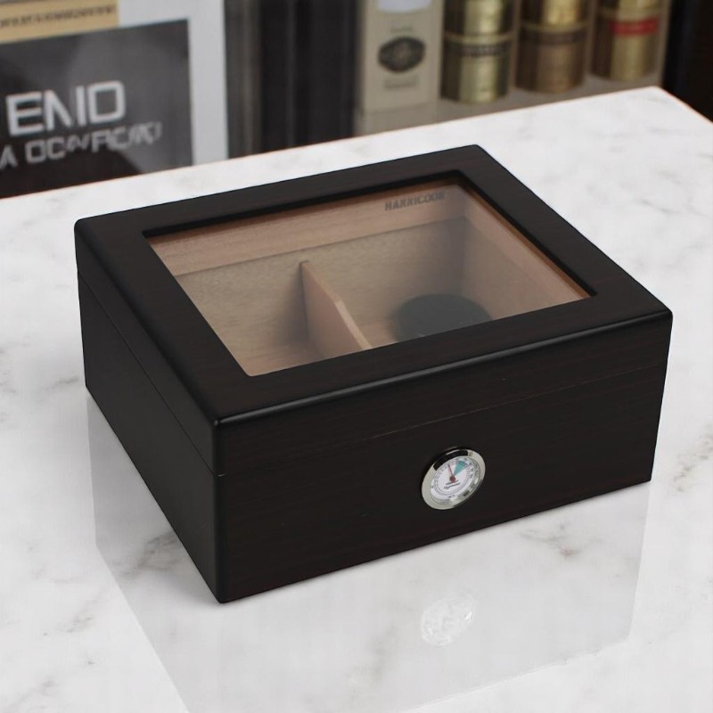 Humidor de Cedro 40-50 Unidades Ebano