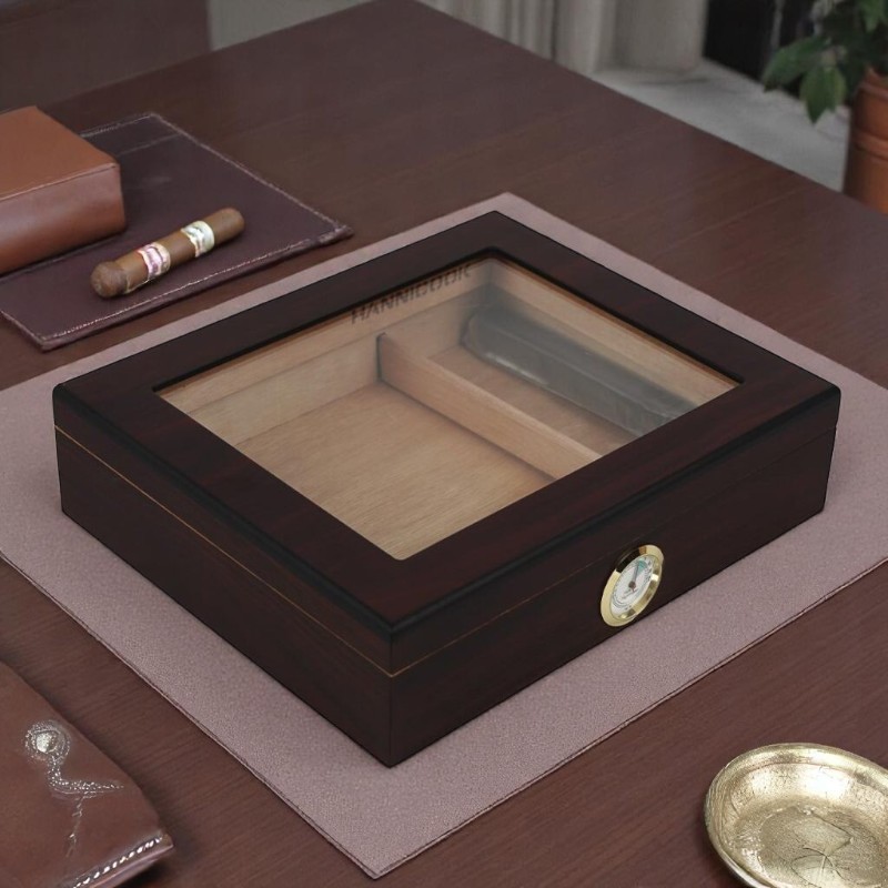 Humidor de Cedro 10-20 Unidades Ebano