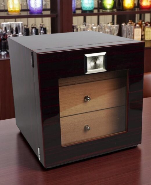 Humidor de Cedro 70-80 Unidades Caoba Oscuro