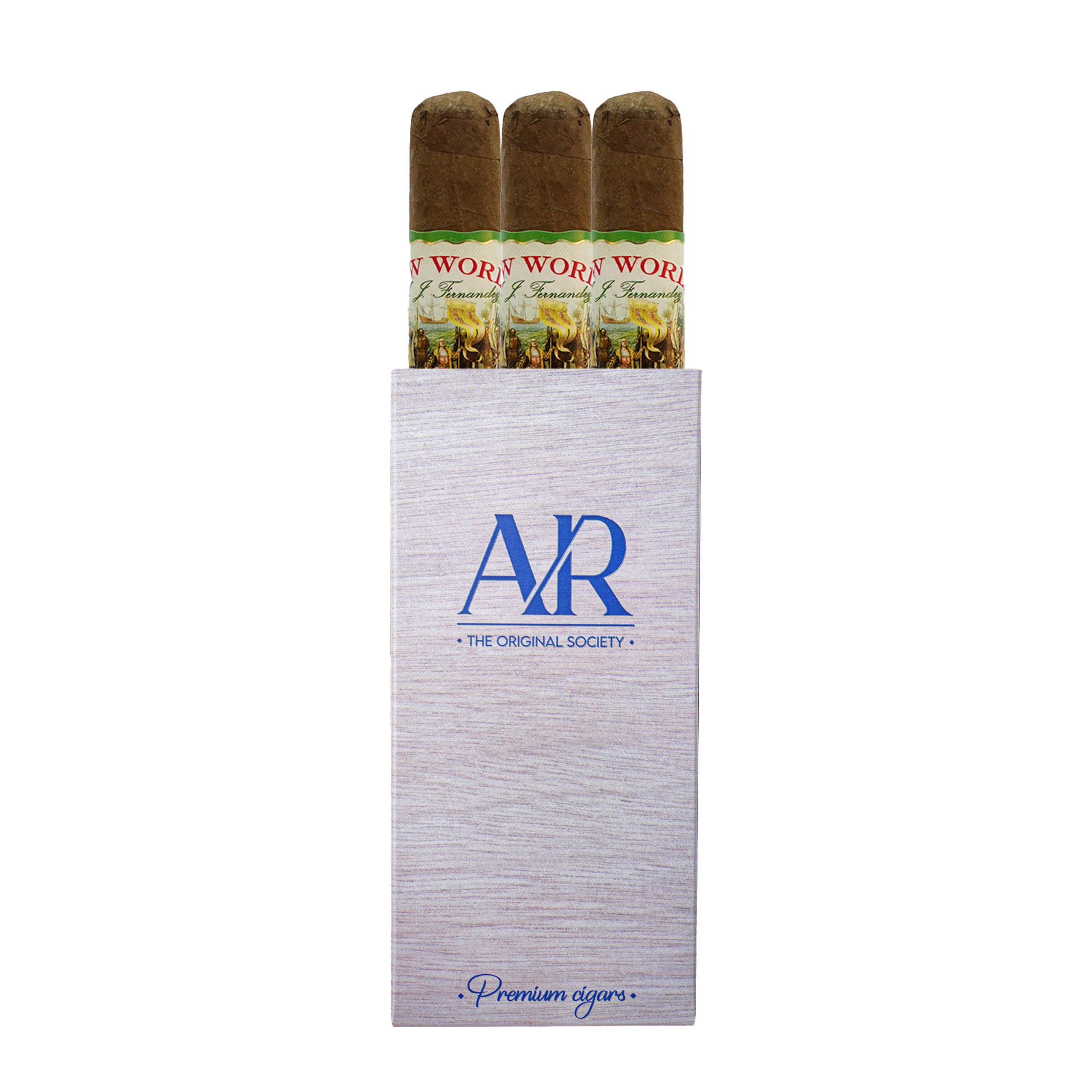 AJ Fernandez New World Cameroon Doble Robusto Tripack - Imagen 2