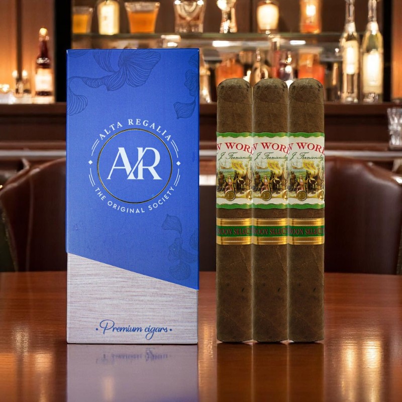 AJ Fernandez New World Cameroon Doble Robusto Tripack