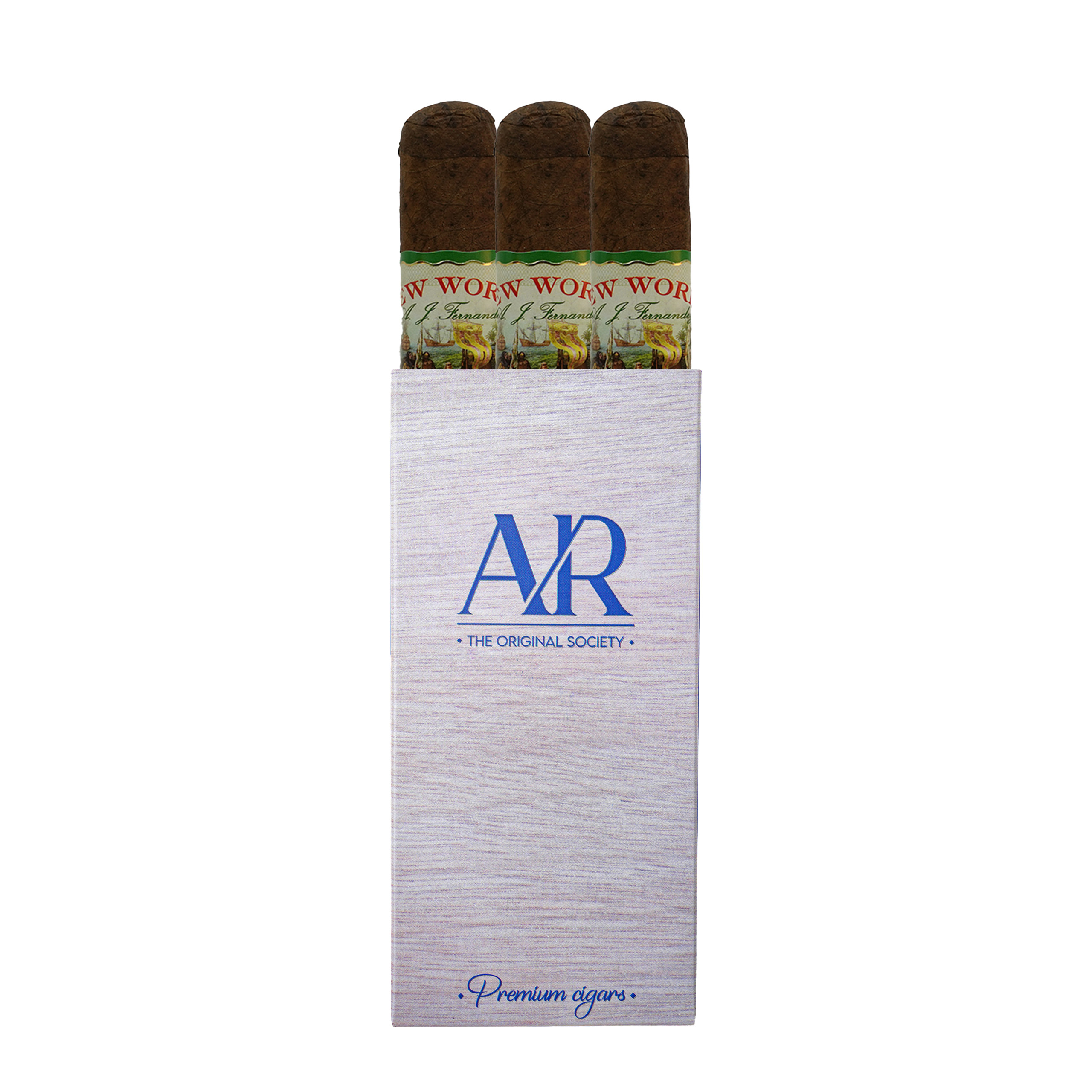 AJ Fernandez New World Cameroon Short Robusto Tripack - Imagen 2